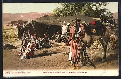 AK Wandering Bedouins, arabische Volkstypen