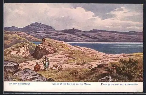 Künstler-AK Friedrich Perlberg: Ort der Bergpredigt