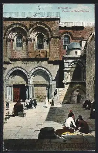 AK Jérusalem, Facade du Saint-Sépulcre