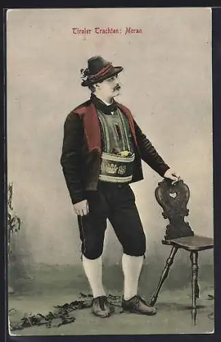 AK Meraner in Tiroler Tracht