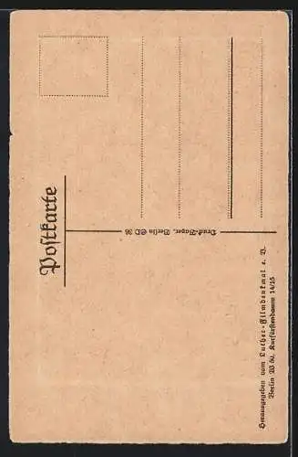 AK Der Thesenanschlag zu Wittenberg des Martin Luther 1517