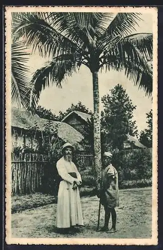 AK Madagascar, Le missionnaire et son déka partent en visite chez les chrétiens, Missionar