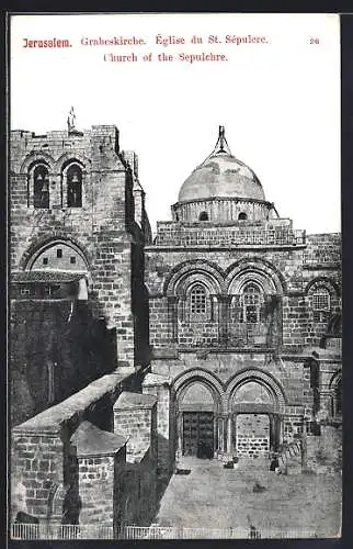 AK Jerusalem, Grabeskirche, Église du St. Sépulcre