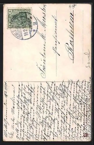 Künstler-AK Friedrich Perlberg: Jerusalem, Erlöserkirche, Church of the Reedemer, Eglise de la Rédemption