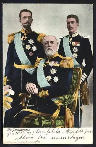 AK Tre Generationer, König von Schweden & Prinzen