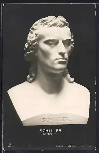 AK Büste Friedrich Schillers von Johann Heinrich Dannecker