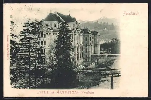 AK Feldkirch, Hotel Stella Matutina, Neubau