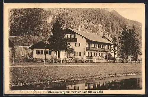 AK Oberammergau, Hotel-Pension Landhaus Böld
