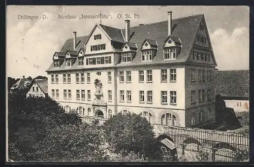 AK Dillingen / Donau, Neubau Immaculata