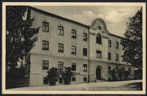 AK Starnberg, Städtisches Altersheim, Mühlbergstrasse 4