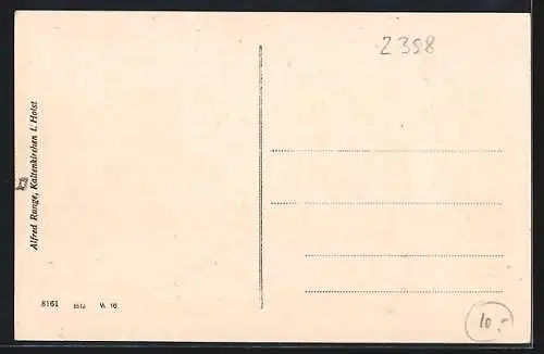 AK Kaltenkirchen i. Holst., Partie in der Holstenstrasse