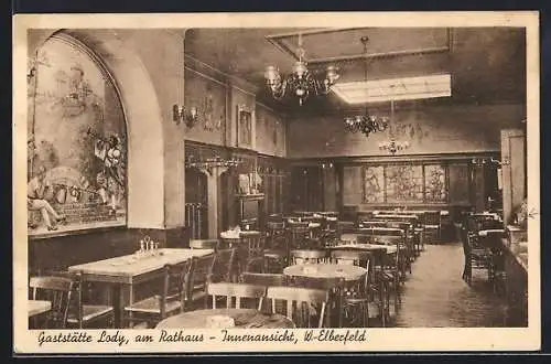 AK W.-Elberfeld, Gaststätte Lody am Rathaus in der Friedrichstr. 53