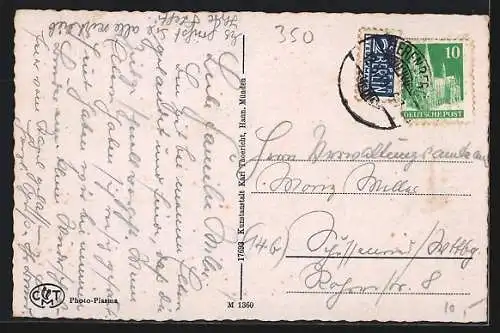 AK Zierenberg bei Kassel, Fachwerkhaus, Eisenbahn-Viadukt, Rathaus, Stadtmauer, Wappen