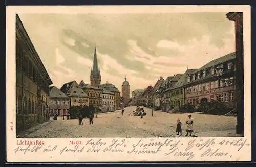 AK Lichtenfels / Main, Markt, Marktplatz