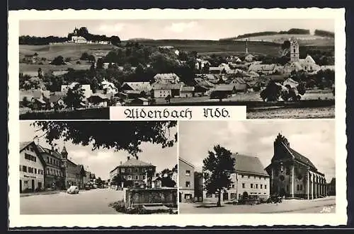AK Aidenbach / Vilshofen, Ortsansicht, Strassenansichten