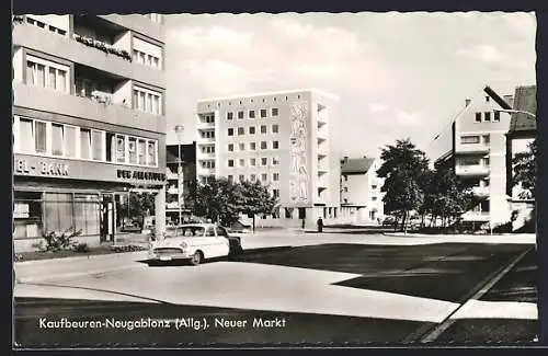 AK Kaufbeuren-Neugablonz, Neuer Markt, Bank