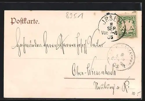 AK Irsee, Innenansicht der Pfarrkirche