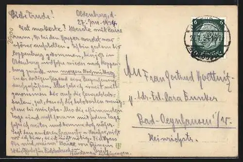 AK Oldenburg / O., Postamt