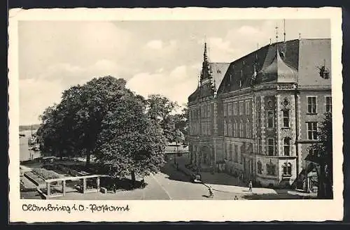 AK Oldenburg / O., Partie am Postamt