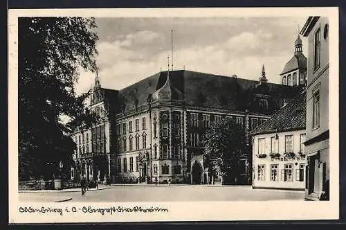 AK Oldenburg i. O., Oberpostdirektorium und Gasthaus