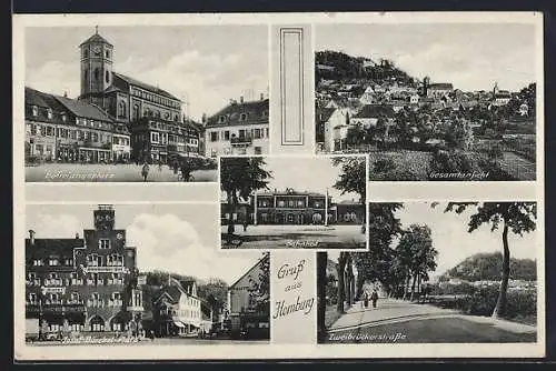 AK Homburg / Saar, Befreiungsplatz, Josef-Bürckel-Platz, Zweibrückstrasse