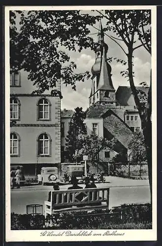 AK St. Wendel, Blick zum Rathaus