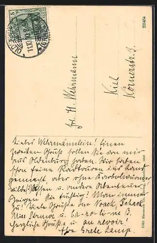 AK Oldenburg / O., Haus Degode, Frontalansicht