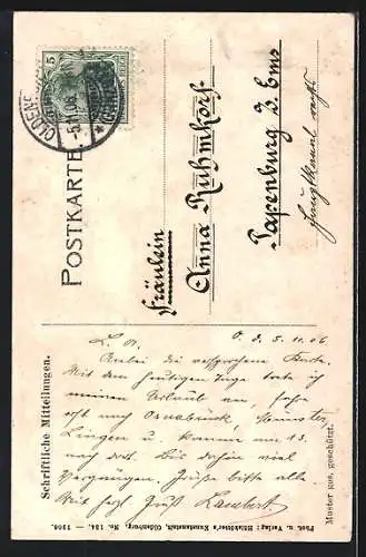 AK Oldenburg / O., Kirchhofs-Linde auf dem Getruden-Kirchhof