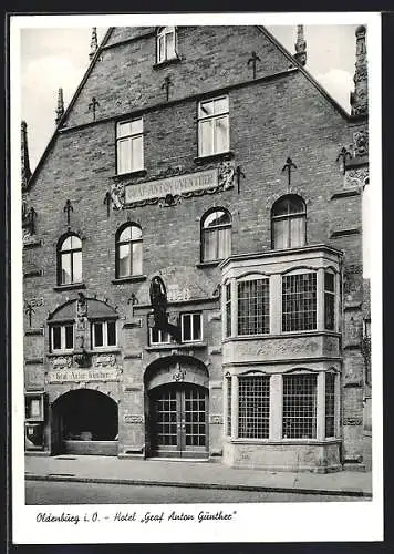AK Oldenburg / O., Hotel Graf Anton Günther