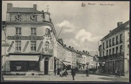 AK Meenen, Bruggestraat, Ortspartie