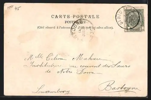 AK St. Nicolas-Waes, Présentation Notre-Dame, Pensionnat et Ecole Normale, Cour intérieure