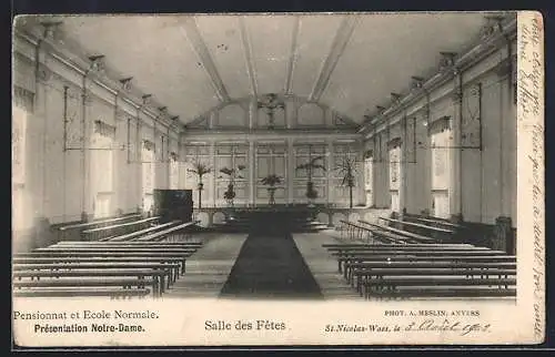 AK St. Nicolas-Waes, Présentation Notre-Dame, Pensionnat et Ecole Normale, Salle des Fêtes