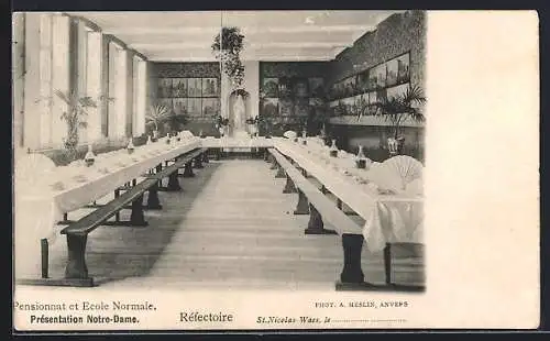 AK St. Nicolas-Waes, Présentation Notre-Dame, Pensionnat et Ecole Normale, Réfectoire