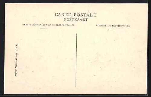 AK Laeken, Palais Royal, La Grille d`Honneur et la Garde Royale