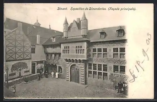 AK Dinant, Exposition de Dinanderies, Facade principale