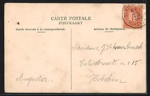 AK Saint-Nicolas, Rue Prince Albert, Strassenpartie