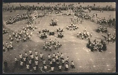 AK St. Niklaas, Het Ville Oost-Vlaanderengouwfeest 1927, Een gedeelte der algemeene Apotheose