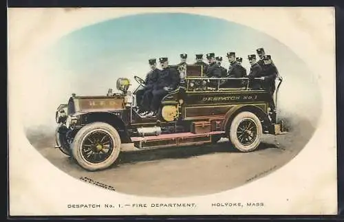 AK Holyoke, MA, Despatch No. 1, Fire Department, Feuerwehr