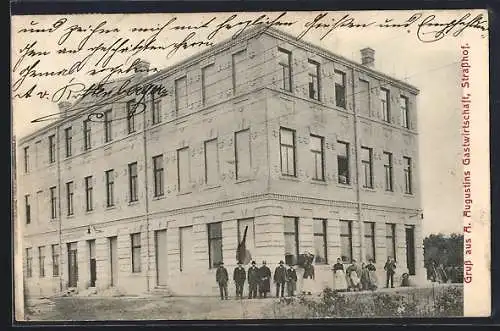 AK Strasshof an der Nordbahn, A. Augustins Gastwirtschaft