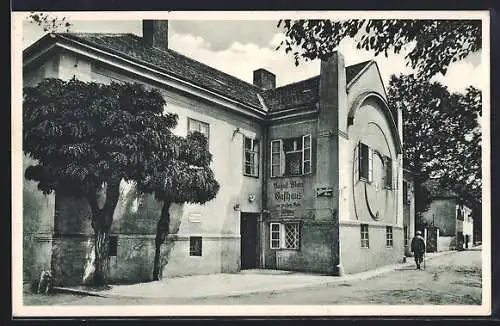 AK Gloggnitz, Restauration-Gasthaus August Blum