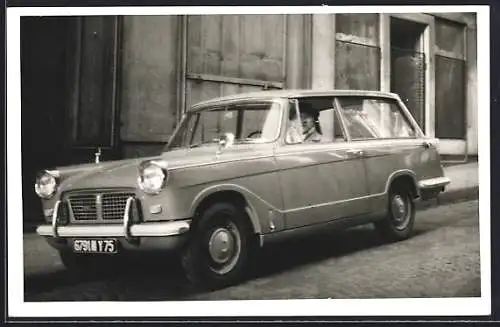 Foto-AK Auto Triumph, Kennzeichen 6791M Y 75