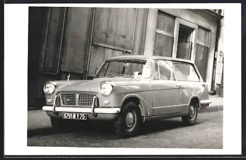 Foto-AK Auto Triumph, Kennzeichen 6791M Y 75