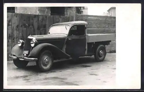 Foto-AK Auto Mercedes Benz mit offener Ladefläche