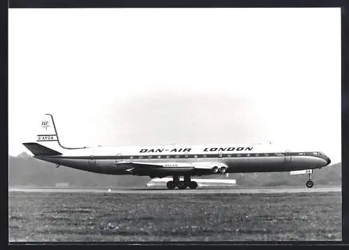 Fotografie Flugzeug De Havilland DH.106 Comet Dan-Air London G-APDB