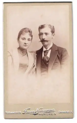 Fotografie Franz Neumayer, München, Neuhauserstr. 29, Porträt eines Paares
