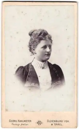 Fotografie Georg Kahlmeyer, Oldenburg i. Gr., Porträt einer Frau