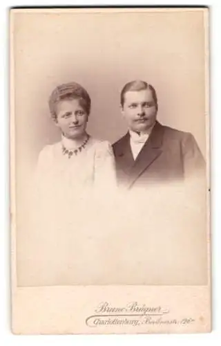 Fotografie Bruno Bürger, Charlottenburg, Berlinerstr. 126, Portrait eines Paares