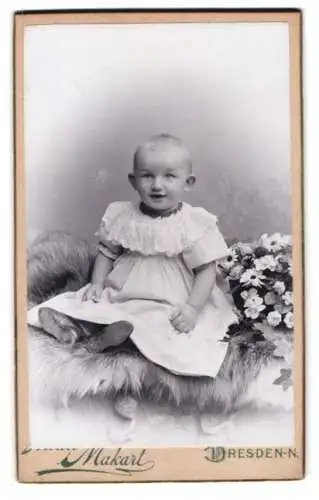 Fotografie Atelier Makart, Dresden, Bautznerstrasse 29, Porträt eines kleinen Kindes