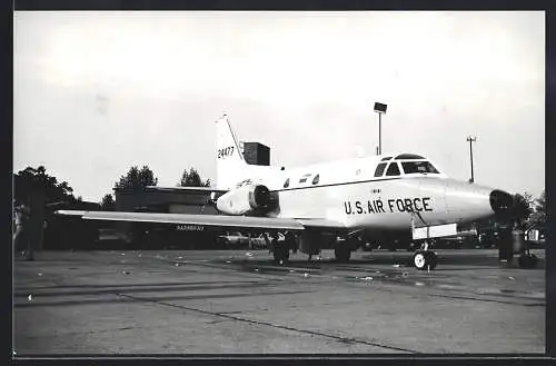 Fotografie Flugzeug North American T-39 der USAF in der US-Base Ramstein