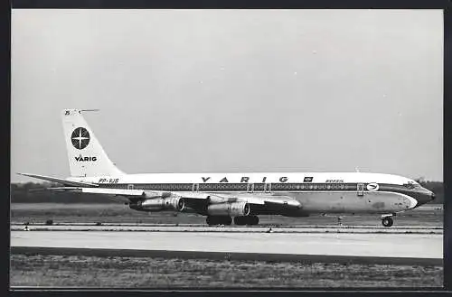 Fotografie Flugzeug Boeing 707 der Varig Kennung PP-VJS